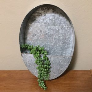 Galvanized Metal Wall Pocket
